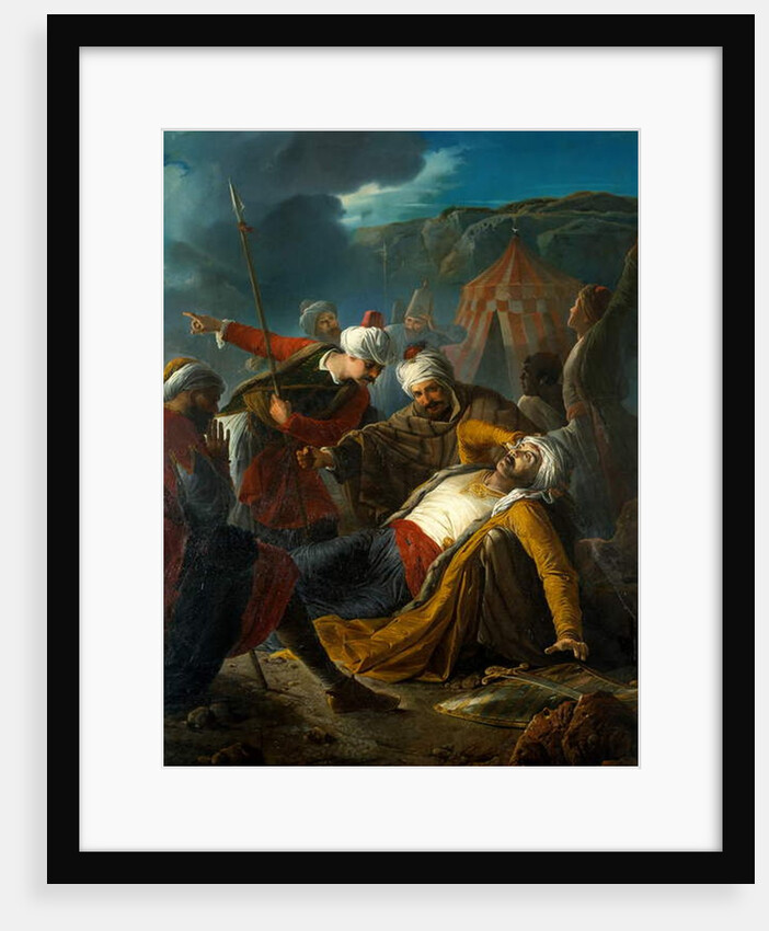 Death of Dragut, The Great Siege of Malta in 1565, 1867 by Giuseppe Cali