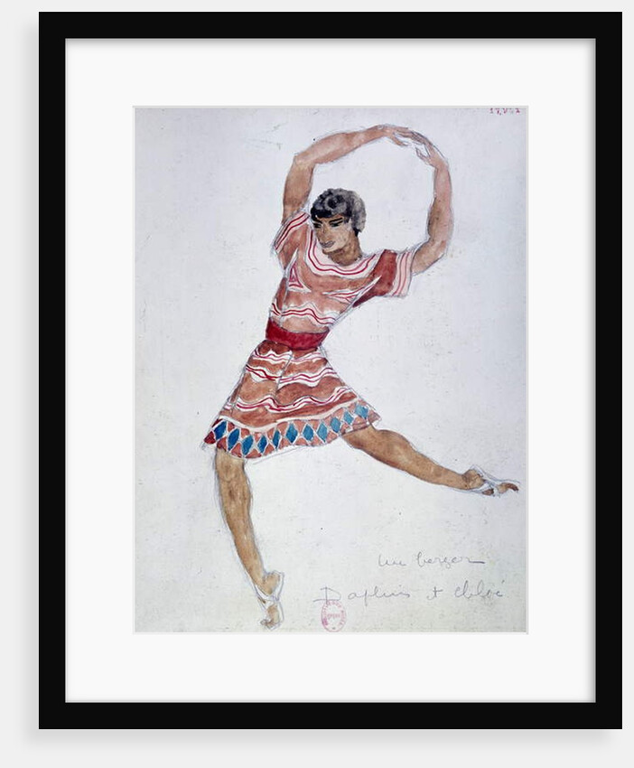 Costume design for Mikhail Fokin's ballet 'Daphnis and Chloe', 1912 by Leon Bakst