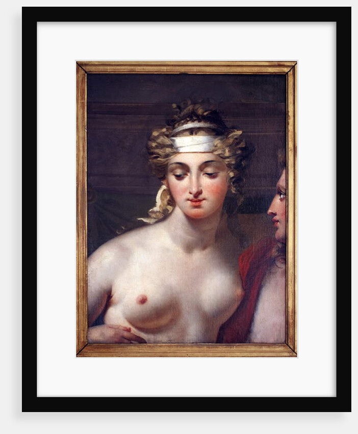 Fragment of the abduction of Helene, 18th-19th century by Baron Antoine Jean Gros