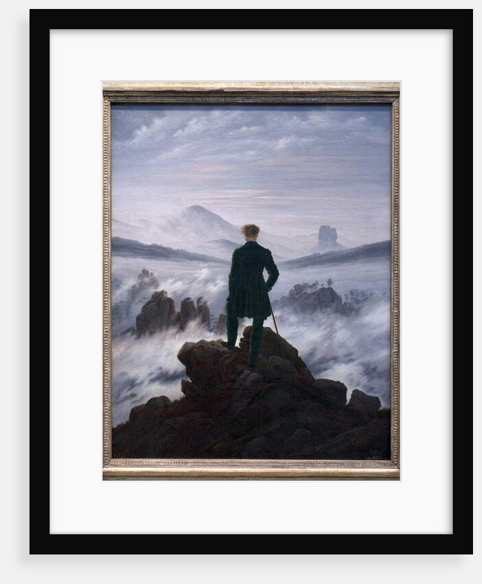 The Wanderer above the Sea of Fog, c.1817 by Caspar David Friedrich