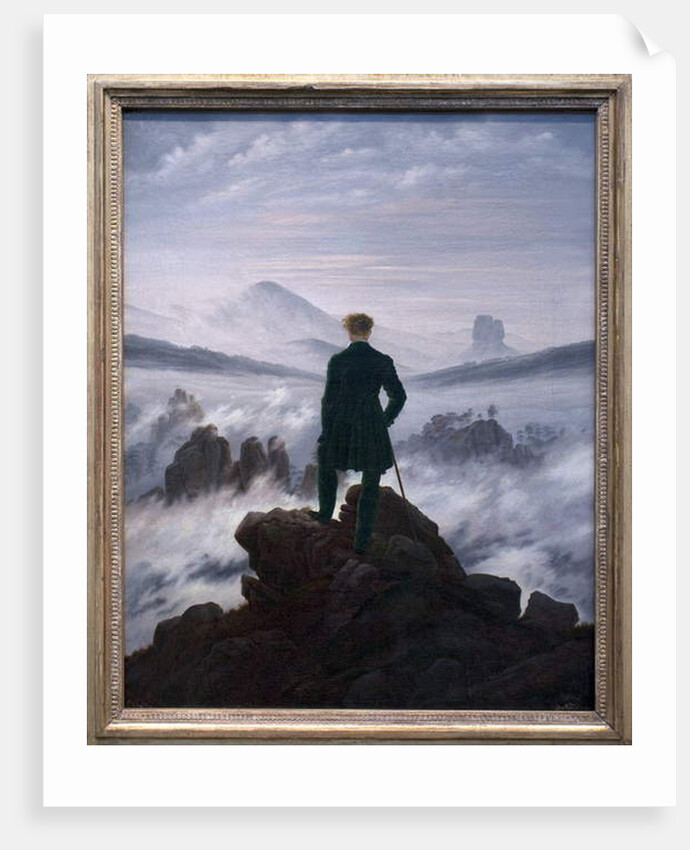 The Wanderer above the Sea of Fog, c.1817 by Caspar David Friedrich