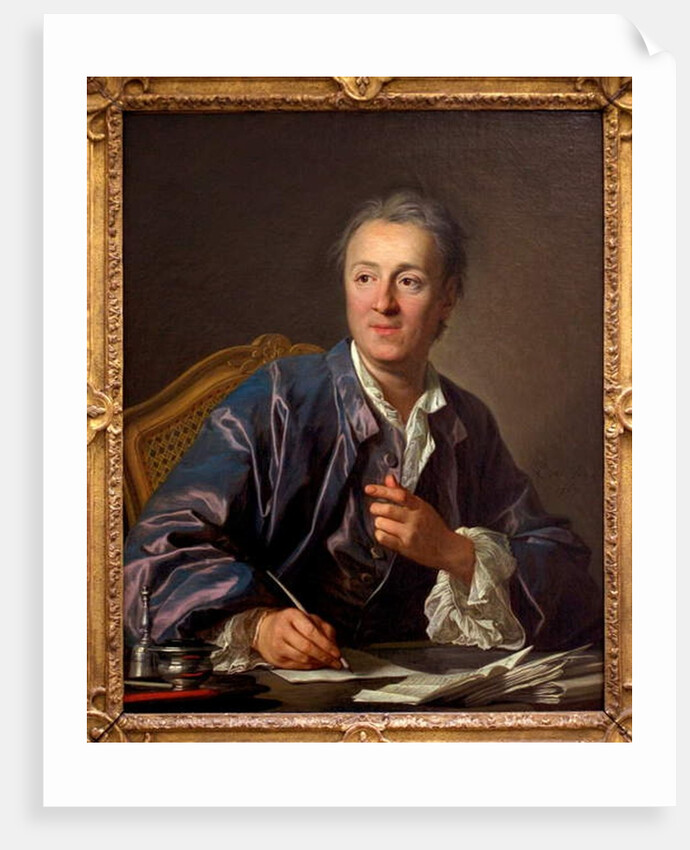 Portrait of Denis Diderot, 1767 by Louis Michel Van Loo