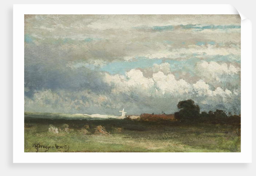 A Sunlit Windmill in the Dunes Near The Hague by Johannes Hendrik Weissenbruch