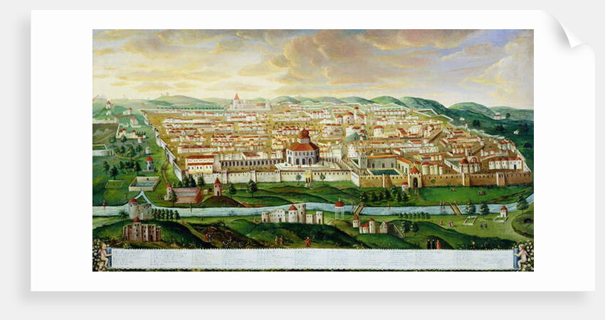 A View of the Walled City of Jerusalem, c.1740 by German School