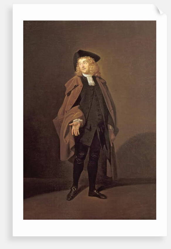 Portrait of John Moody as Father Foigard in the Beaux Stratagem, by George Farquhar by Johann Zoffany