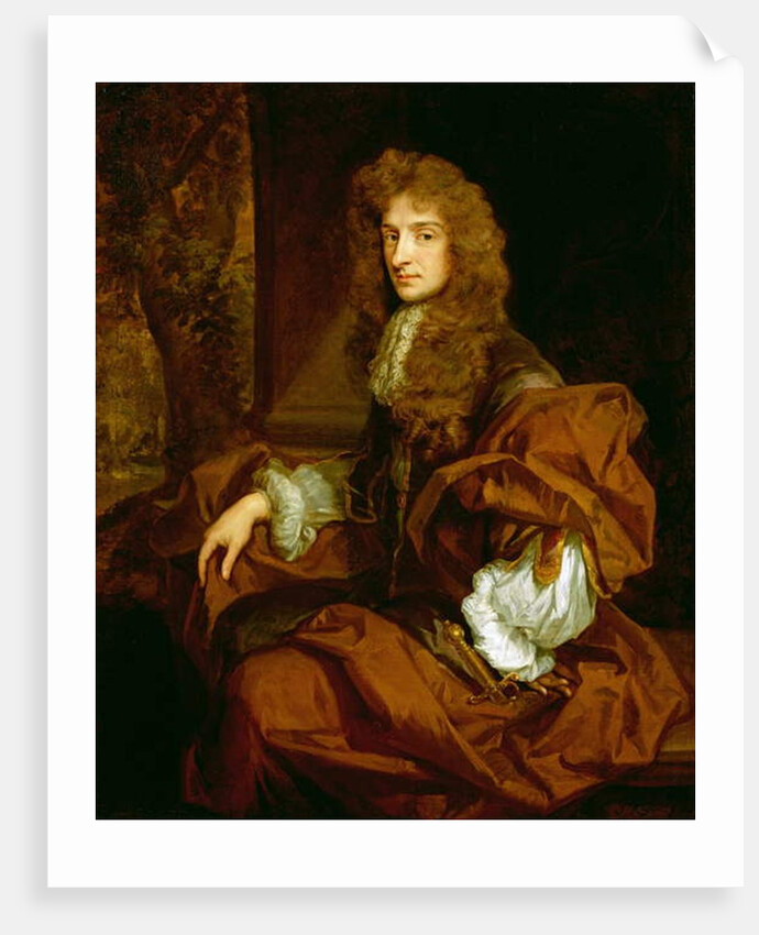 Portrait of Sir Charles Sedley 1687 by Godfrey Kneller