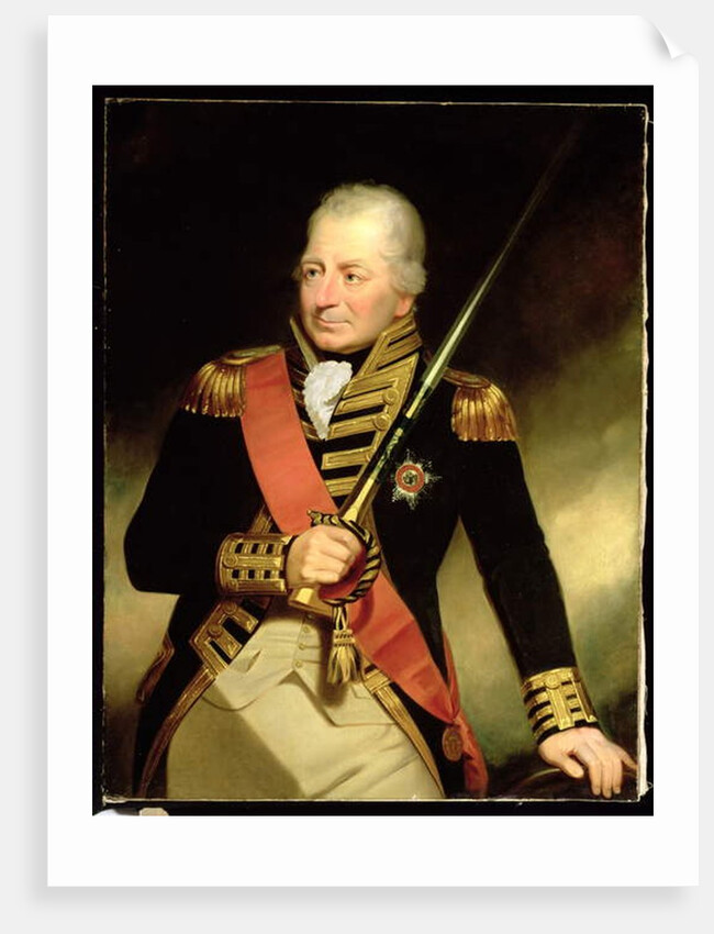 Portrait of John Jervis First Earl of St. Vincent, c.1805 by William Beechey