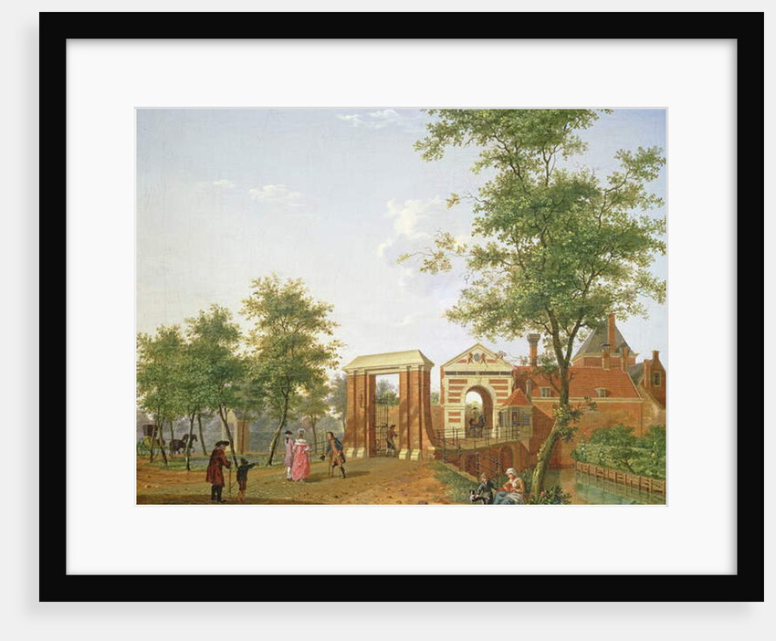 View of the Zylpoort, Harlem, 1780 by Isaak Ouwater