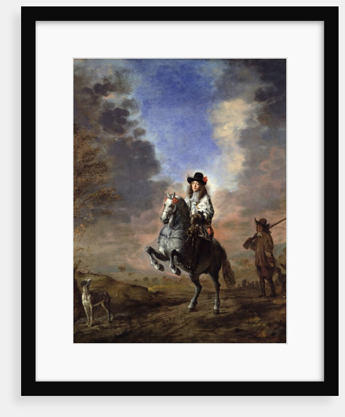 Equestrian Portrait of a Man with a Page by Thomas de Keyser