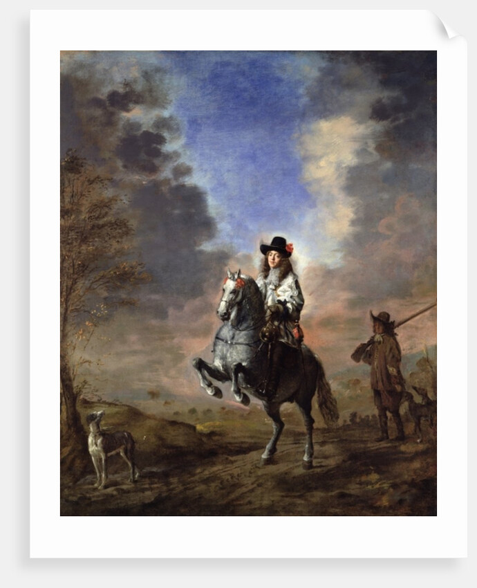 Equestrian Portrait of a Man with a Page by Thomas de Keyser