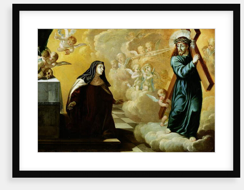 The Vision of St. Teresa by Spanish School