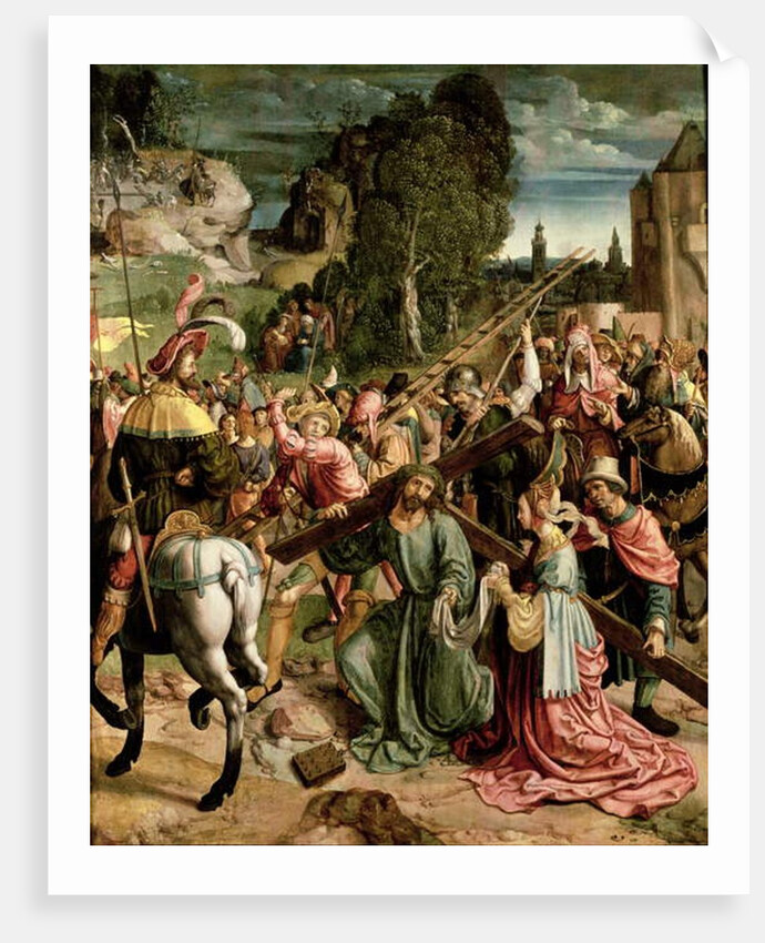 On the Road to Calvary, c.1520 by School Netherlandish