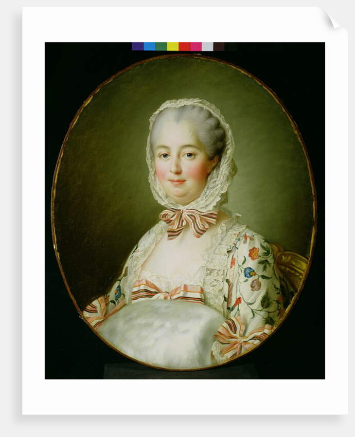 Portrait of Madame de Pompadour with a Fur Muff 1763-64 by Francois-Hubert Drouais