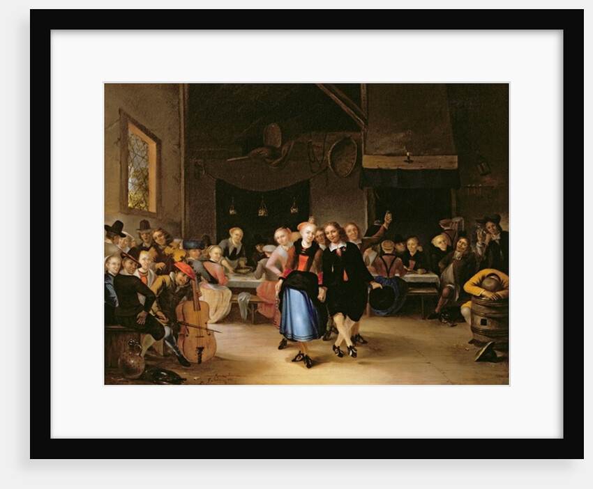 Wedding Dance in a Tavern by Gerrit Lundens