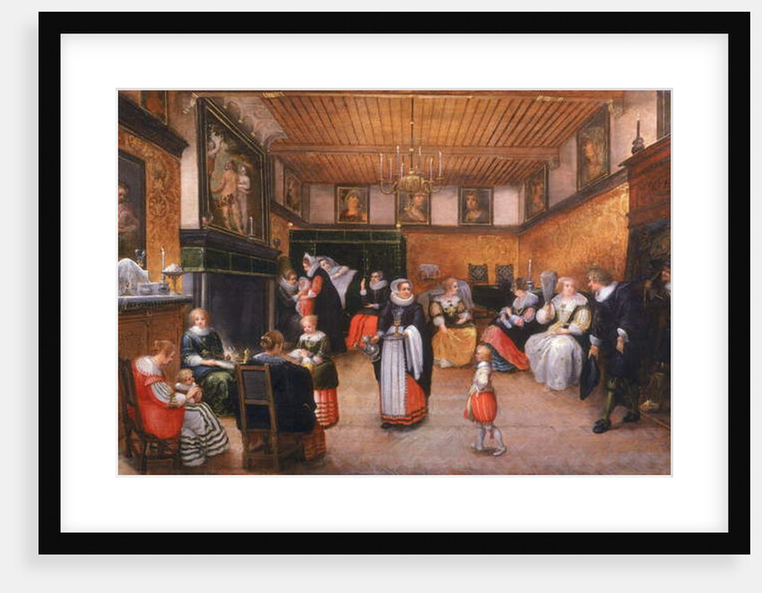A Christening Party, 1629 by Flemish School