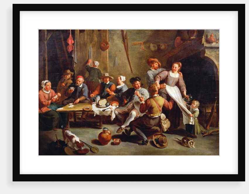 Interior of an Inn with Card Players by Willem van the Elder Herp