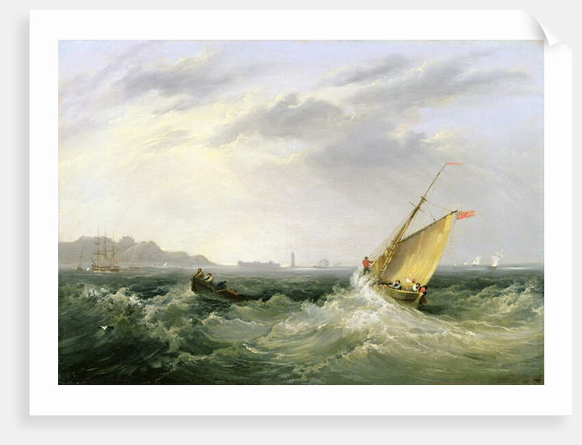 Cheshire at the Mouth of the River Mersey, 1838 by Frederick Calvert