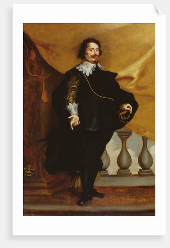 Portrait of an Aristocrat by Frans Luyckx or Leux