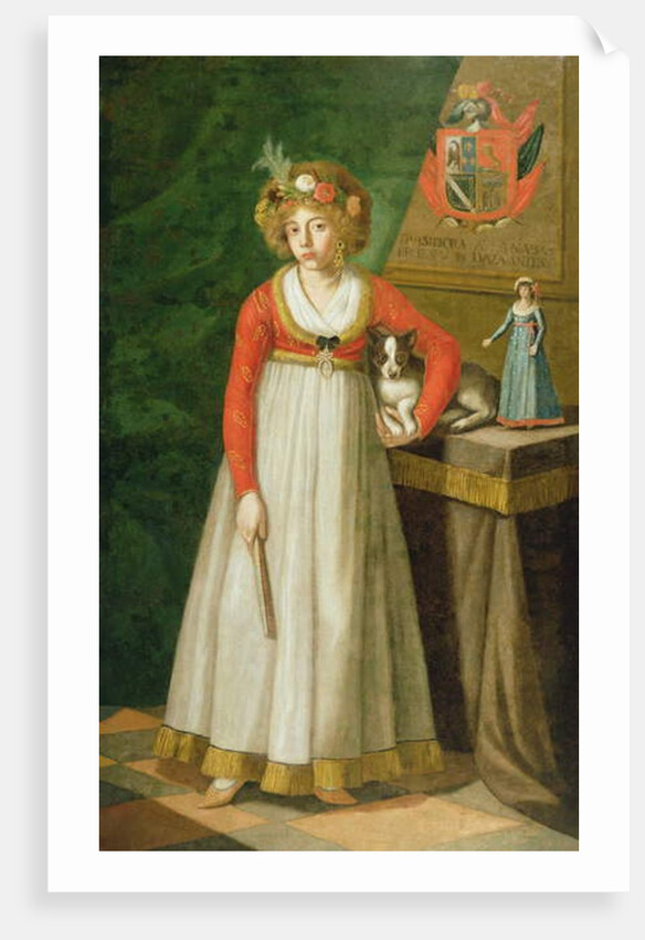 Portrait of Isidore, 1810 by Mexican School