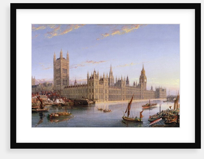 View of Westminster from Lambeth, 1859 by John MacVicar Anderson