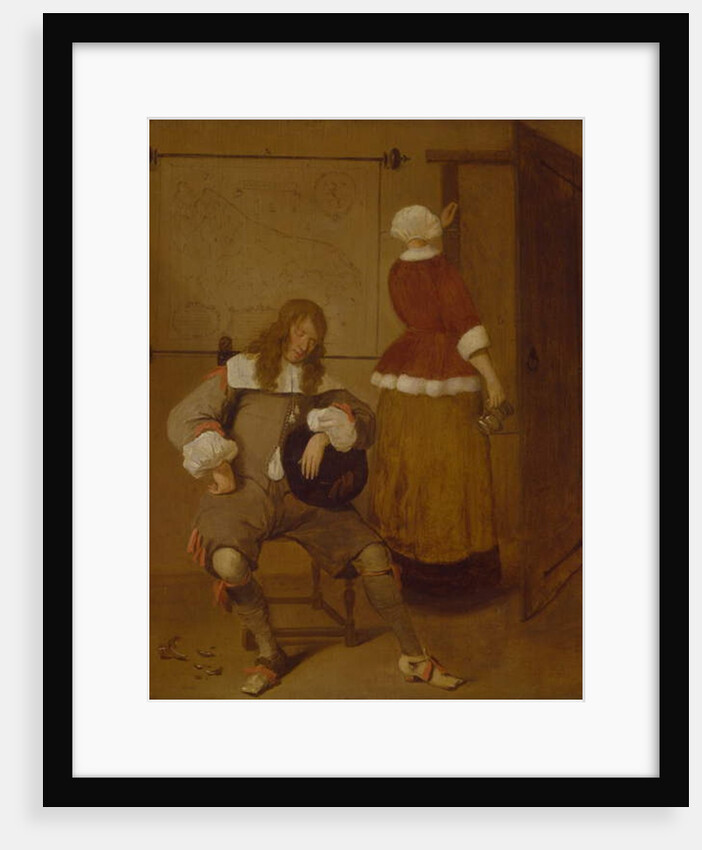 The Tired Drinker by Quiringh Gerritsz. van Brekelenkam