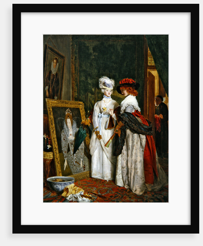 Critics on Costume, Fashions Change, 19th century by John Callcott Horsley