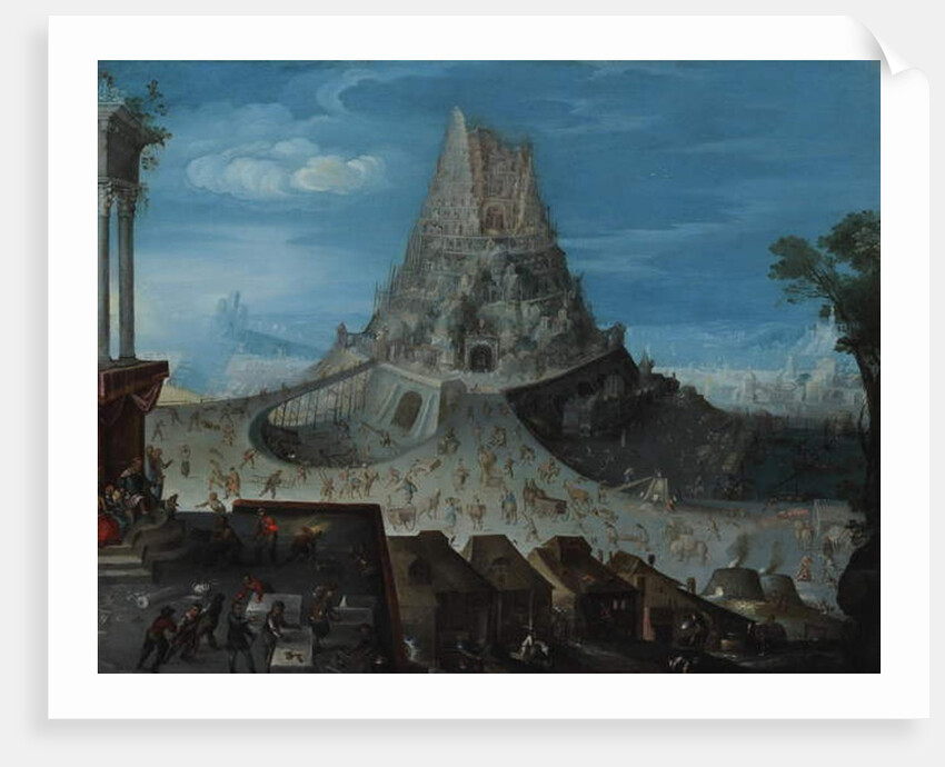 The Tower of Babel by Hendrick van (follower of) Cleve