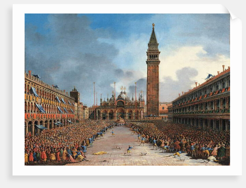 The Doge in the Pozzetto in Piazza San Marco by Giovanni Grubacs