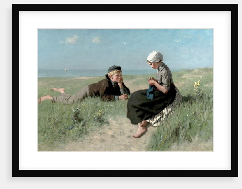 Puppy Love by David Adolph Constant Artz