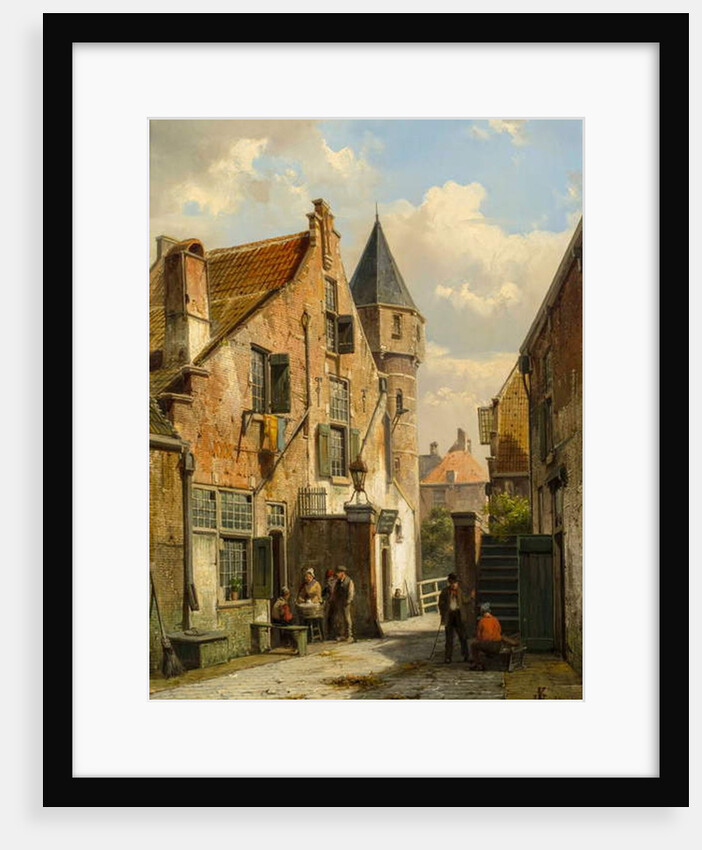 A View of Leiden, 1891 by Willem Koekkoek