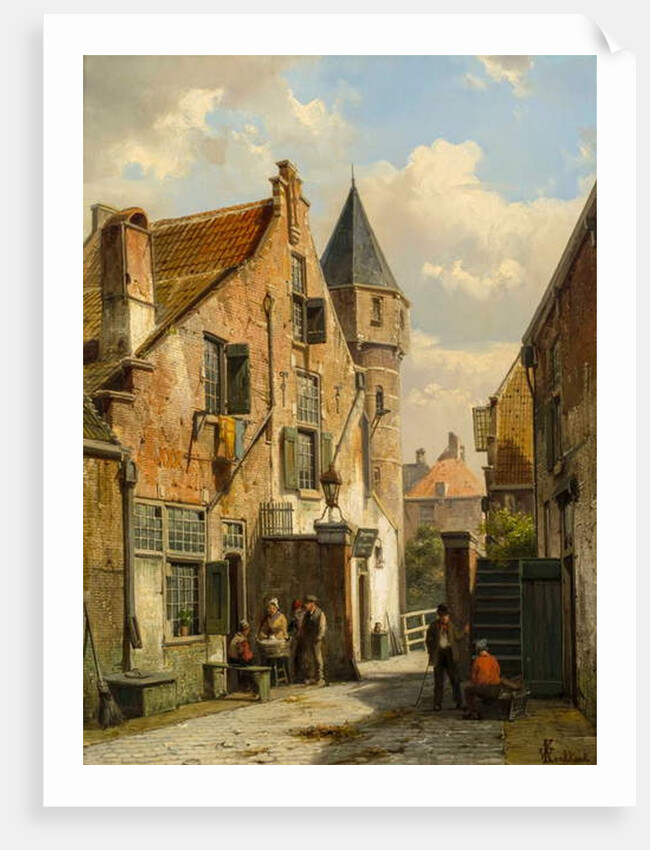 A View of Leiden, 1891 by Willem Koekkoek