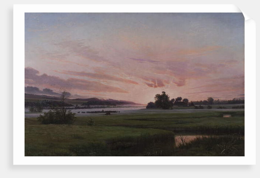 A Summer’s Evening near Ry, Jutland, c.1873 by Peter Vilhelm Carl Kyhn