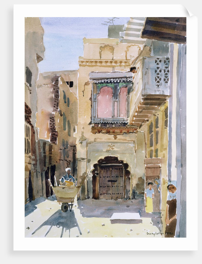 The Rubbish Collector, 1990 by Lucy Willis