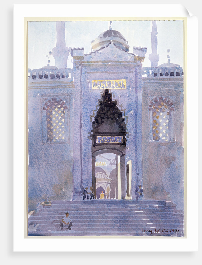 Gateway to The Blue Mosque, 1991 by Lucy Willis