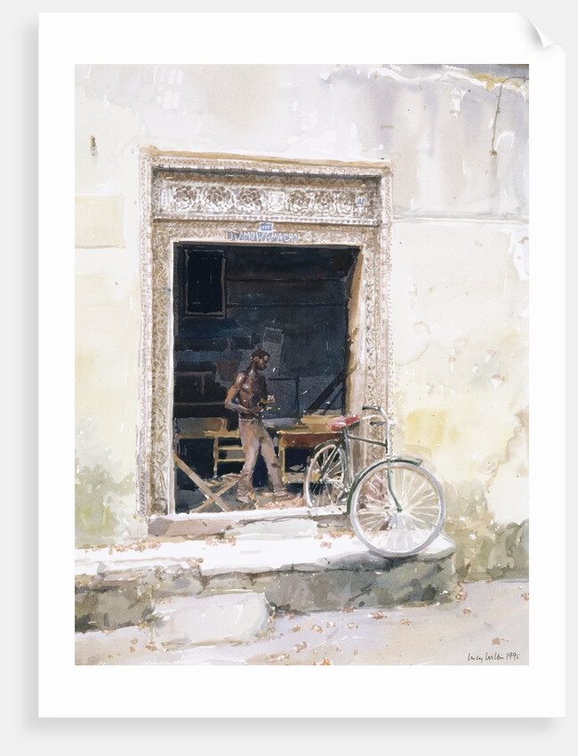 Dark Interior, Zanzibar, 1995 by Lucy Willis