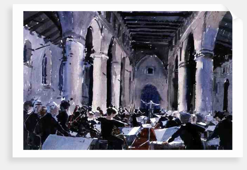 The Overture, St. Mary's Bridgwater, 1989 by Lucy Willis