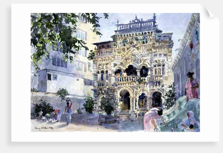 House on the Hill, Bombay, 1991 by Lucy Willis