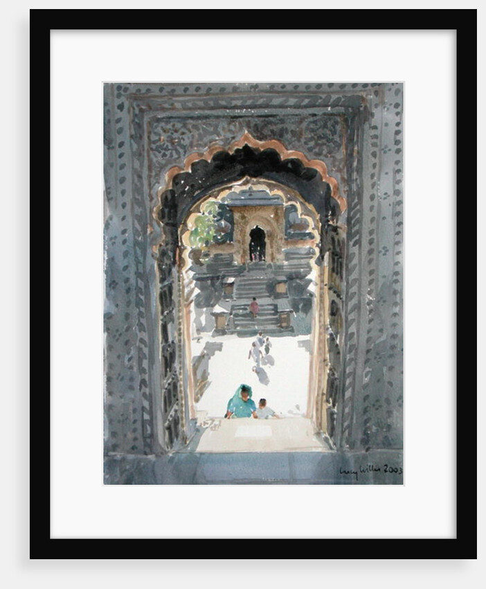 The Maheshwar Temple, 2003 by Lucy Willis