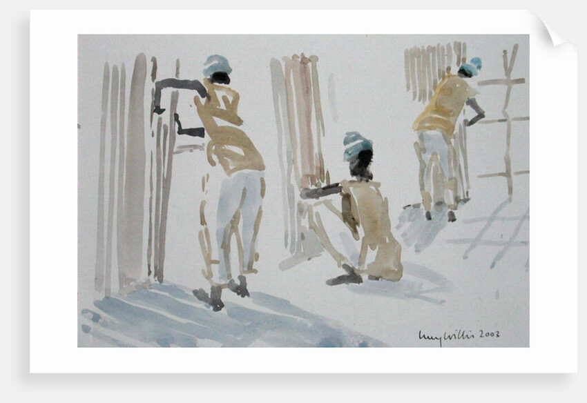 The Bamboo Fence, Senegal, 2003 by Lucy Willis