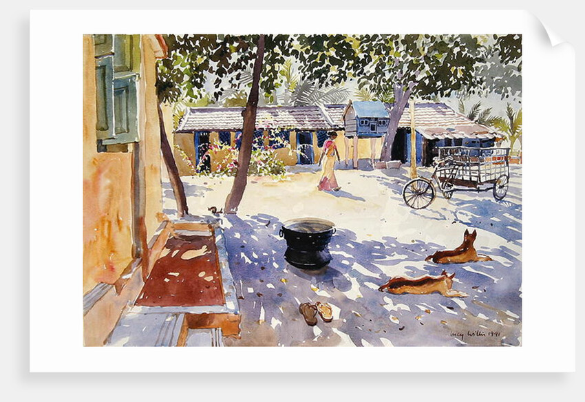 Sunday at the Boy's Home, 1991 by Lucy Willis