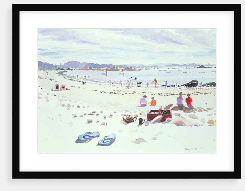 Cobo Bay, Guernsey, 1987 by Lucy Willis