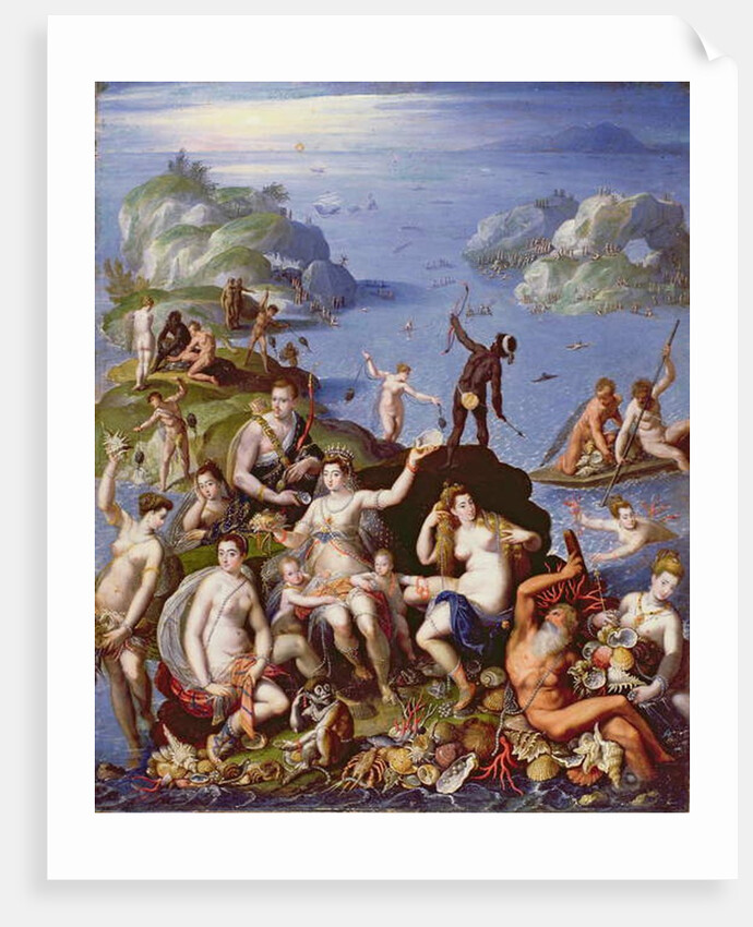 Fishing for Coral, c.1590 by Jacopo Zucchi