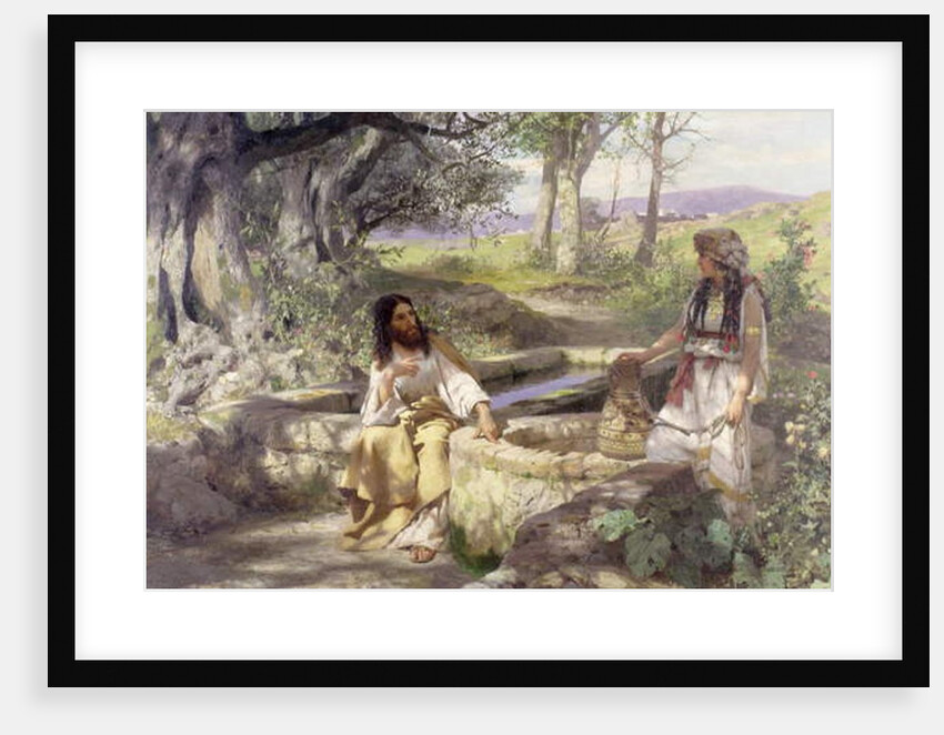Christ and the Woman of Samaria, 1890 by Hendrik Siemiradzki