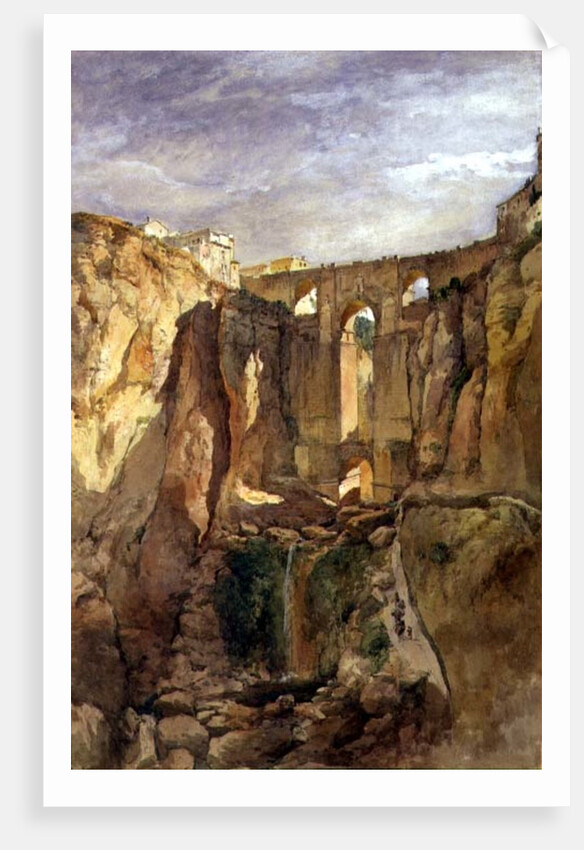 The Gorge, Ronda, Spain by Edward Angelo Goodall