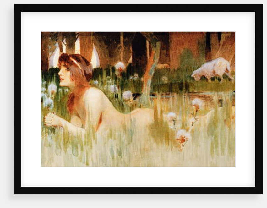 Nude in the Woods by Frank Craig
