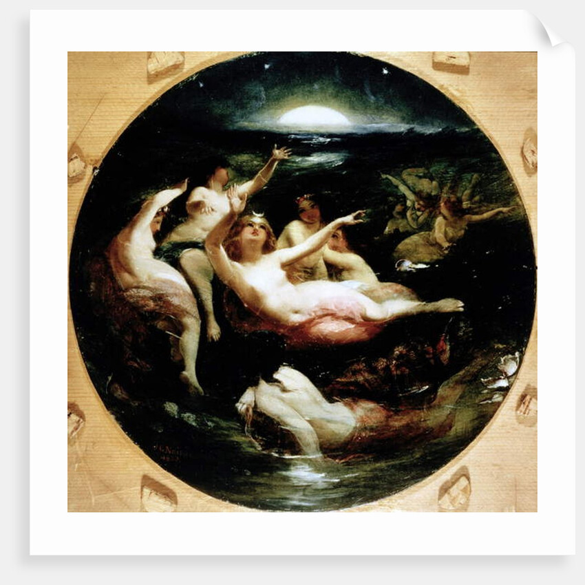 Diana and Her Nymphs, 1850 by John George Naish