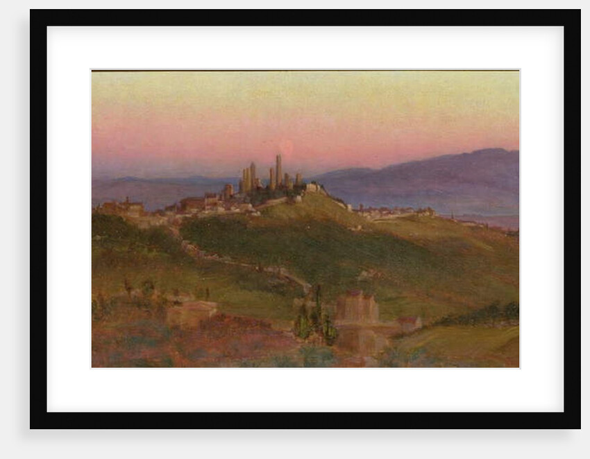 View of San Gimignano, 1898 by Edith Ridley Corbet