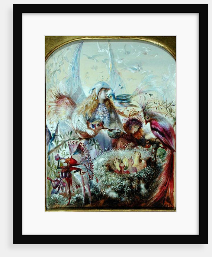 Fairies and a Bird's Nest by John Anster Fitzgerald