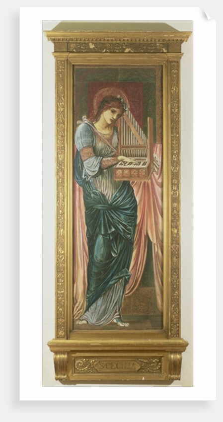 St. Cecilia by Edward Coley Burne-Jones