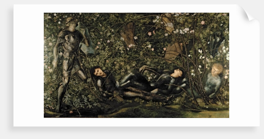 The Knights and the Briar Rose, 1869 by Edward Coley Burne-Jones